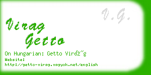 virag getto business card
